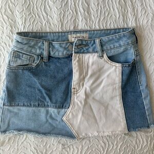 Pacsun Jean Miniskirt